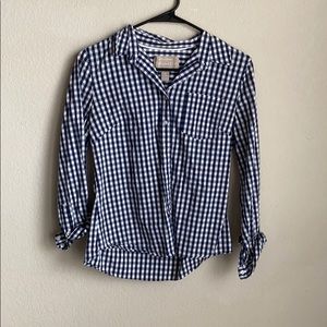 Banana Republic Gingham Pattern Shirt